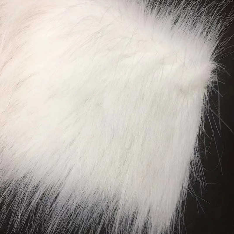 现货批发1100g白色仿狐狸毛人造毛绒布料绒家纺面料布料长毛绒,淘宝优惠券,粉丝福利购,淘宝优惠卷