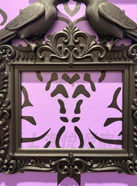 跨境 Crow frame ornate decorative frame 乌鸦框架华丽装饰框