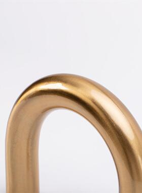 Darchin现代不锈钢金色轻奢系列拱门摆件样板房客厅茶几