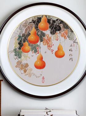 手工五福临高门芦走入户玄关装饰画档廊过85525583道立体挂画新款