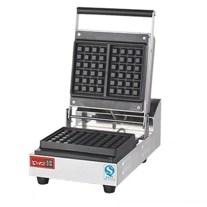 Double-head waffle oven, commercial waffle maker, square electric heating pancake machine, commercial waffle machine and electric pancake stall, factory direct sales