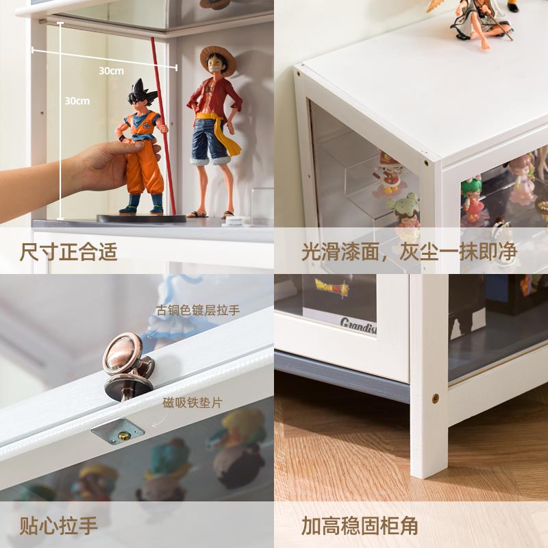 压克力模型展示柜家用模型积木模型收纳盒模型柜盲盒收纳模型柜子 - 图3