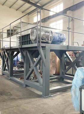 大型多功能家双沙发床垫家具电破碎机机木材头轴料工业固废撕946