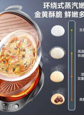 MC-JKE3067电饼铛双面加热下盘可拆蒸汽嫩烤加深烙饼锅电煎锅