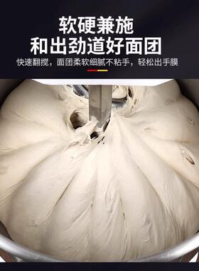 泓锋和面机商用大型智能数显定时双动双速全自动活面搅拌机HF20L