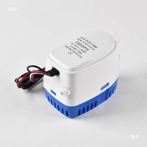 抽水泵船用水泵12V/24v直流潜水泵游艇快艇排水全自动舱底泵船用 - 图1