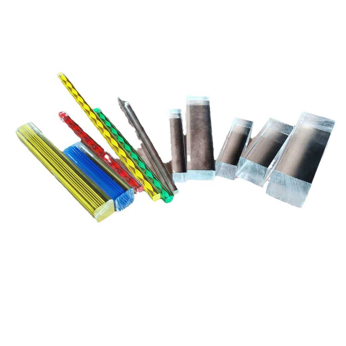 带直线扭线气泡金银粉高透明有机玻璃亚克力pmma实心方棒柱棍,淘宝优惠券,粉丝福利购,淘宝优惠卷