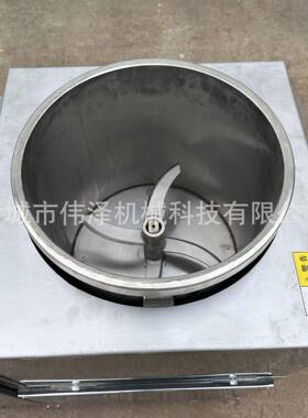 鲅鱼肉浆糊肉打浆打机全动不锈钢丸打浆伟泽机械机牛肉丸浆机自红