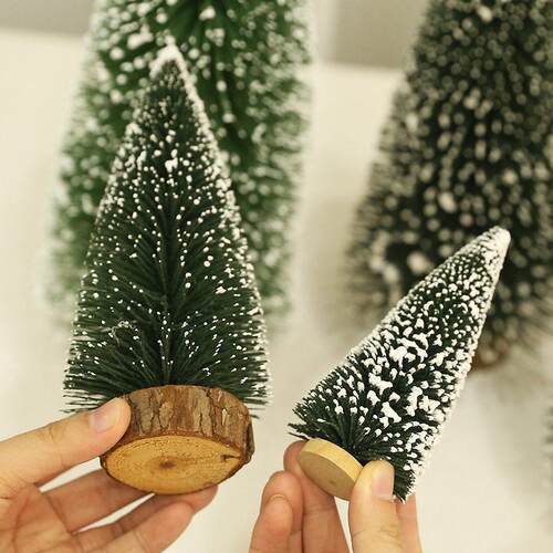 Christmas tree, pine tabletop decoration, small tree圣诞树松 - 图1