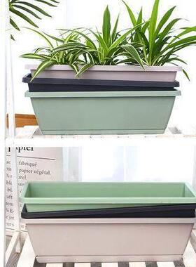 阳台蔬菜盆，家庭专用蔬菜种植矩形花盆，家用塑料加厚长盆种植箱