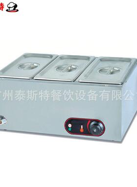 商用2346格不锈钢电热快餐保温台食物加热台式保温汤池节能电加热