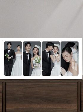 照片定制摆台结婚照相框婚纱照摆台水晶相框摆台高级感婚纱相框