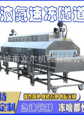 火锅原料液氮速冻机营养不流失龙虾海鲜快速快速冻结液氮速冻机