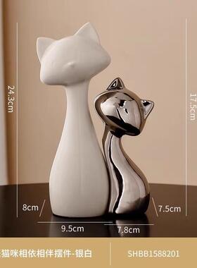 正品透明小鹿家居柜面桌摆件客厅酒电柜玄关创意装饰品现代轻视奢