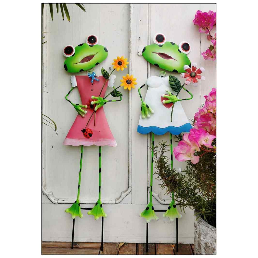 美式户外铁艺兔子花插庭院地插造景花园插土装饰摆件院子阳台布置,淘宝优惠券,粉丝福利购,淘宝优惠卷