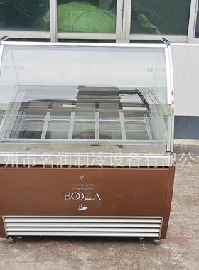 小型10盘雪糕柜可110Vicecreamfreezer圆弧冰淇淋展示柜商用