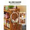 Shelf desktop simple multi-layer hole board office work station storage and organization 2025 new style medieval style bookshelf