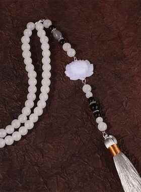 厂家直销汉服马面裙配饰璎珞背云流苏新中式古风压襟祥云项圈饰品