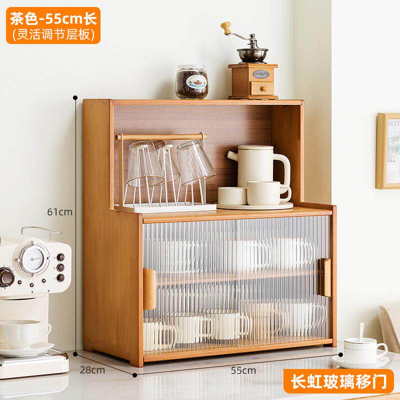 Cup storage rack dustproof desktop tea cup rack tea set glass wine glass cup cabinet water cup desktop storage box