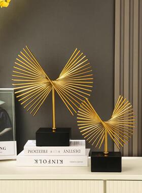 轻奢飞鹰酒柜桌面摆件工艺品金属家居装饰玄关欧式办公室书房摆设