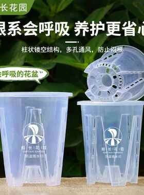 热植花盆彩叶海芋蔓绿绒天南星科植物专用土兰花透气青山控根花盆