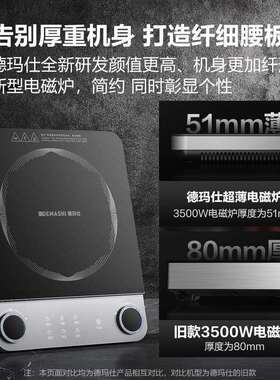 商用电磁炉3500W大功率电磁炉超薄猛火爆炒电磁灶平面商用