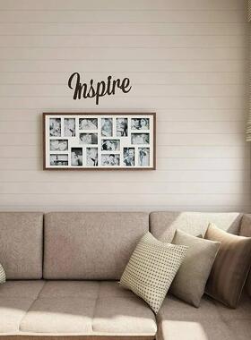 家居金属镂空灵感墙标牌 3D 艺术字家居装饰现代乡村或复古农舍风