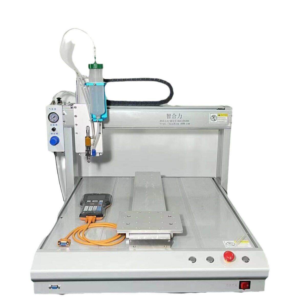 Fully automatic three-axis dispensing machine dispensing equipment precise glue control smart watch mobile phone ring Bluetooth headset dispensing