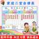 Family Treasure 628 Law Chart Wall Sticker Rules Kindergarten Second Kindergarten Reward Paper Reward Sticker Children's Time Schedule Refrigerator Magnet