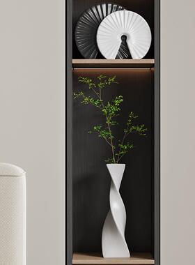 意式极简电视柜壁龛摆件客厅样板房沙发背景开 放格小众软装装饰