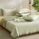 Customized Class A solid color Laisele Tennis bed cover three-piece quilted cotton sheet cool tatami mat