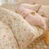 Direct selling small fresh pure cotton four-piece set new cotton quilt cover dormitory bed single three-piece set bedding and other