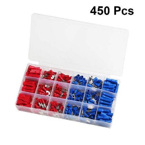360 PCS Electrical Insulated Connectors Crimp Terminal Kit - 图1