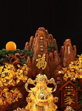 财卷、财神是供奉财神、财神像、家庭客厅、公司店面、乔迁之喜、