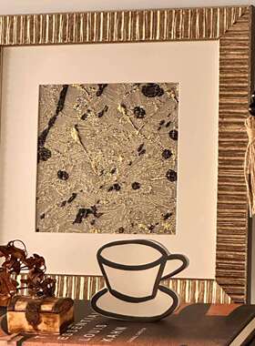 现代中式样板房装饰画中古风挂画客厅书房茶室陈列售楼部酒店摆件