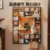 Hole board entrance entrance porch storage rack multi-functional partition accessories styling wall wall decoration display rack