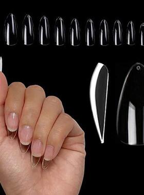 ..240 Pcs Nail Tips Extension System Soft Gel X Fake Nail Sc