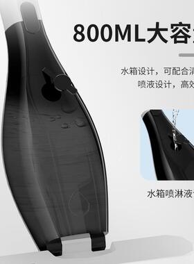 2026新款电动手持清洁厨房双刷盘清洁刷现货多功能喷液清洁拖