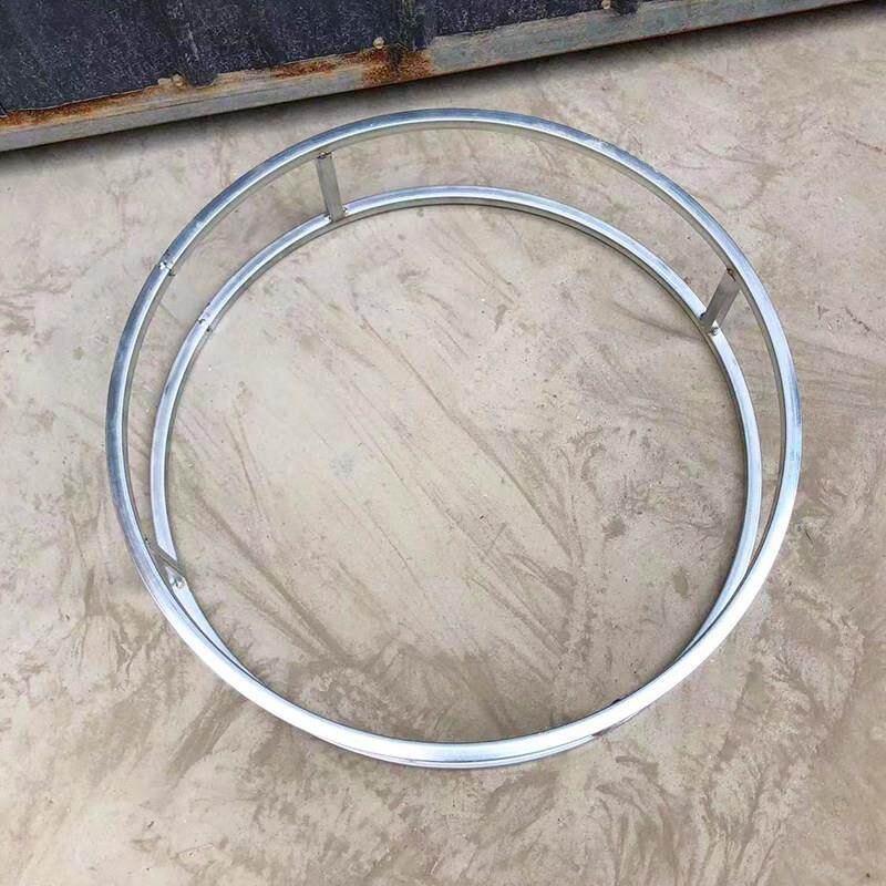 New wedding props ring ceiling rack creel double layer ring threaded curtain iron wedding hall decoration rack