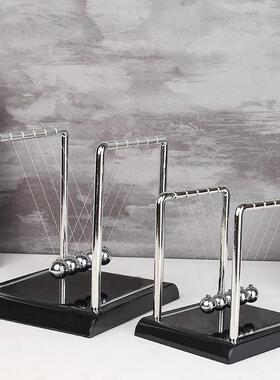 办公桌方形黑底撞球儿童装饰摆件