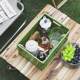 Manufacturer Frost Mountain Adventure Series Foldable Storage Basket Industrial Style Outdoor Camping Storage Basket Debris Storage