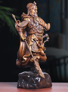 关公摆件招财家用客厅财神爷佛像关羽关二爷神像供奉武财神关云长