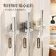 Mop hook without punching suction cup mop clip hanging clip bathroom mop storage rack broom clip clip snap fixing device