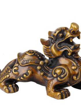 铜貔貅摆件 铜财福貔貅摆件铜礼物摆设办公桌开业乔迁工艺礼品
