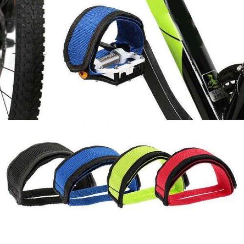 1 Pcs Bike Cycling Bicycle Soft Fixed Gear Pedal Band Feet - 图2