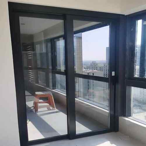 pt门客厅阳台厨房平开推拉一体Pd折叠门厕所门双层钢化玻璃无地轨 - 图2