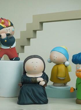 科米生活白夜童话科米X伟大的艺术家蒙娜丽莎现代装饰创意客厅