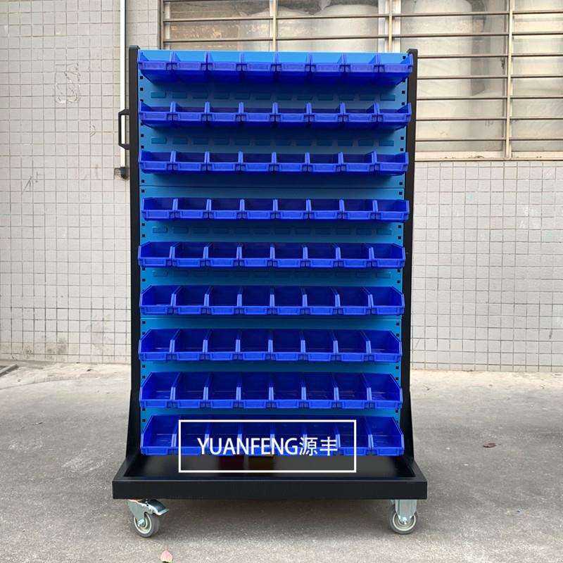 Thickened hardware tool rack workshop screw assembly rack mobile material rack sample display rack hole plate storage rack