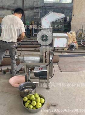 芒果汁加工设备大型不锈钢挤压粉碎原汁机破碎式榨汁机