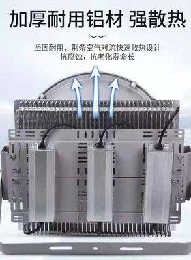 亚明LED塔吊灯1000W建筑之星防水防雷工地广场照明大功率探照灯